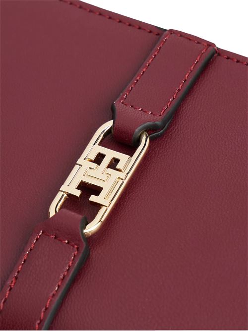Portafoglio rosso in similpelle Tommy Hilfiger | AW0AW17752VLP